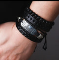 Pulsera I ❤️ JESUS Cuero — Marcos
