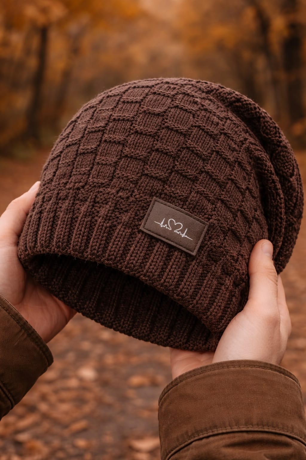 Gorro de Lana Cristiano "Fe es mi Pulso" – Forro Polar | Unisex