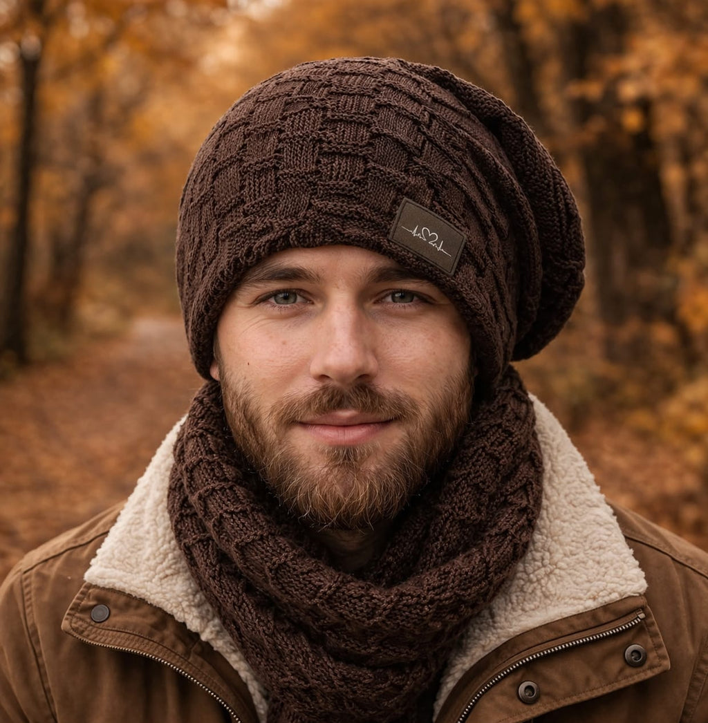 Gorro de Lana Cristiano "Fe es mi Pulso" – Forro Polar | Unisex