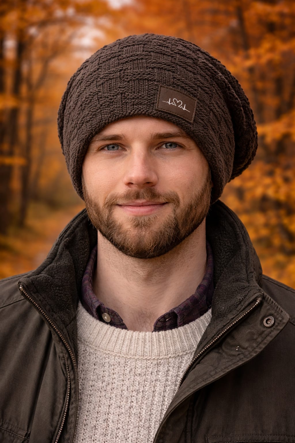 Gorro de Lana Cristiano "Fe es mi Pulso" – Forro Polar | Unisex