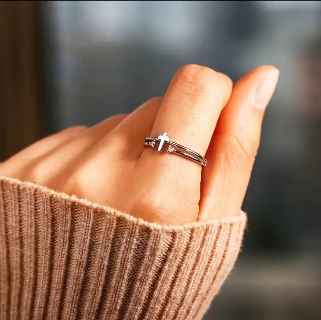 Anillo Sinaí | Cruz — Un Pacto con Dios