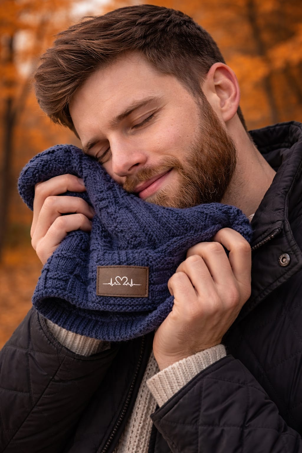 Gorro de Lana Cristiano "Fe es mi Pulso" – Forro Polar | Unisex