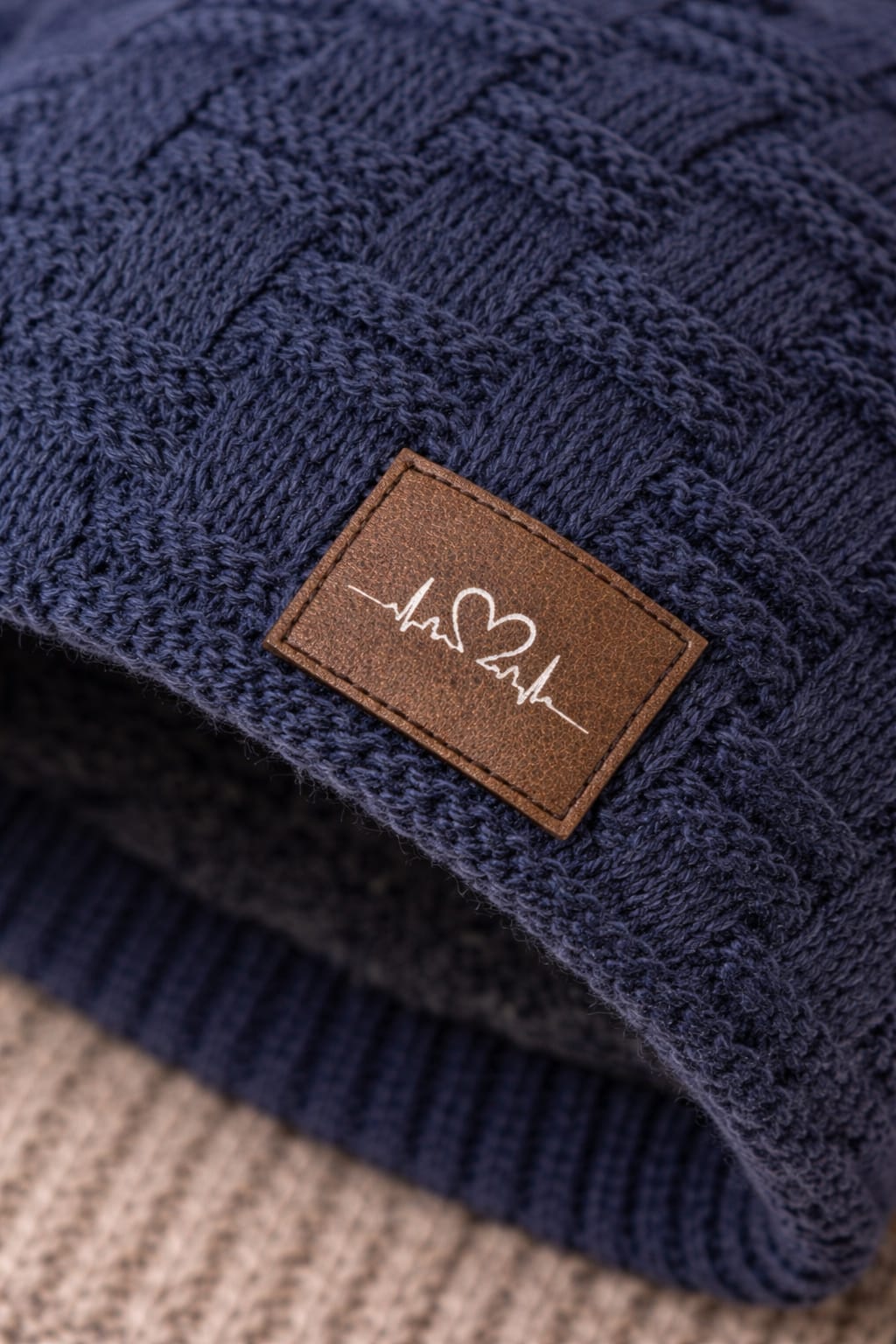 Gorro de Lana Cristiano "Fe es mi Pulso" – Forro Polar | Unisex
