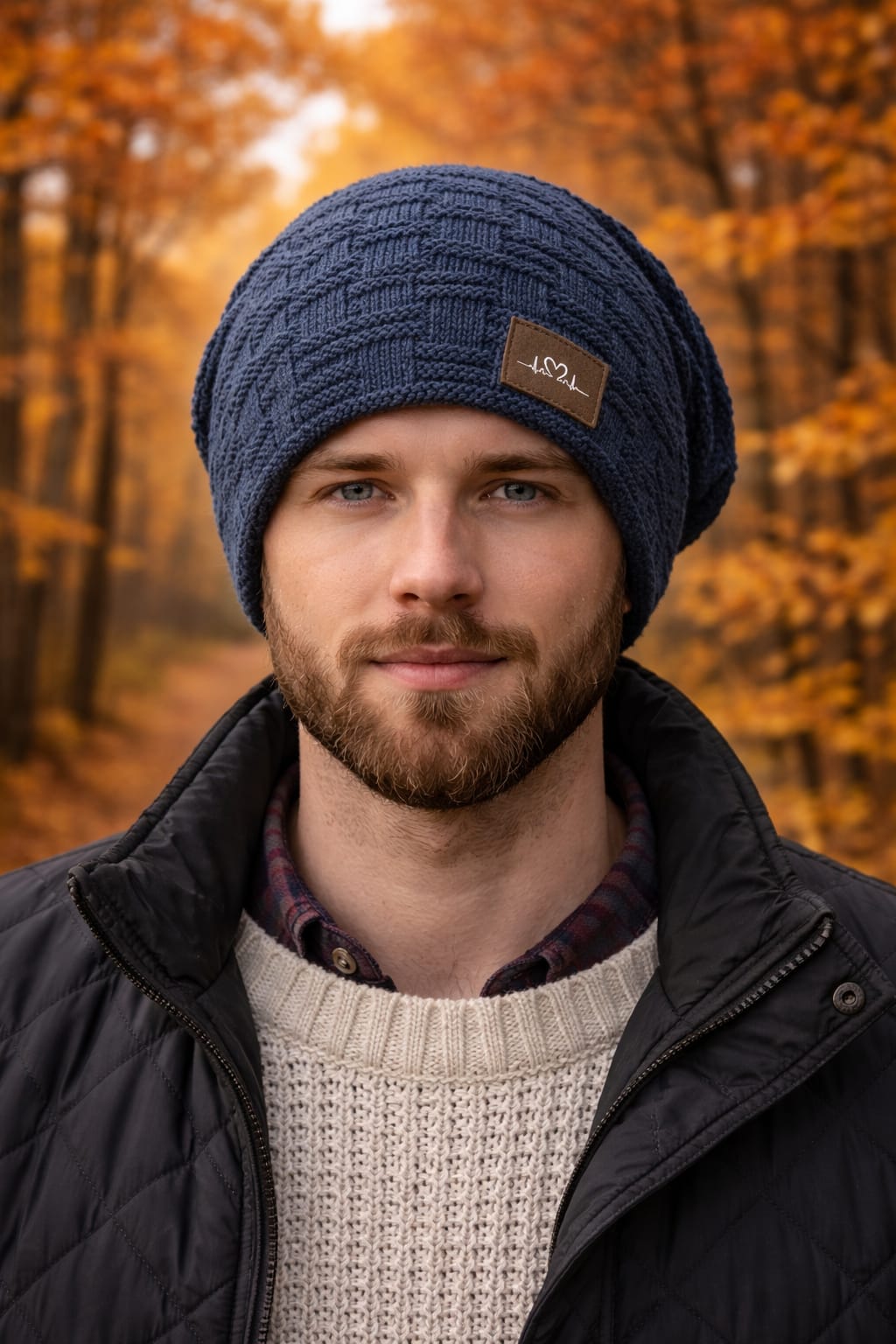 Gorro de Lana Cristiano "Fe es mi Pulso" – Forro Polar | Unisex