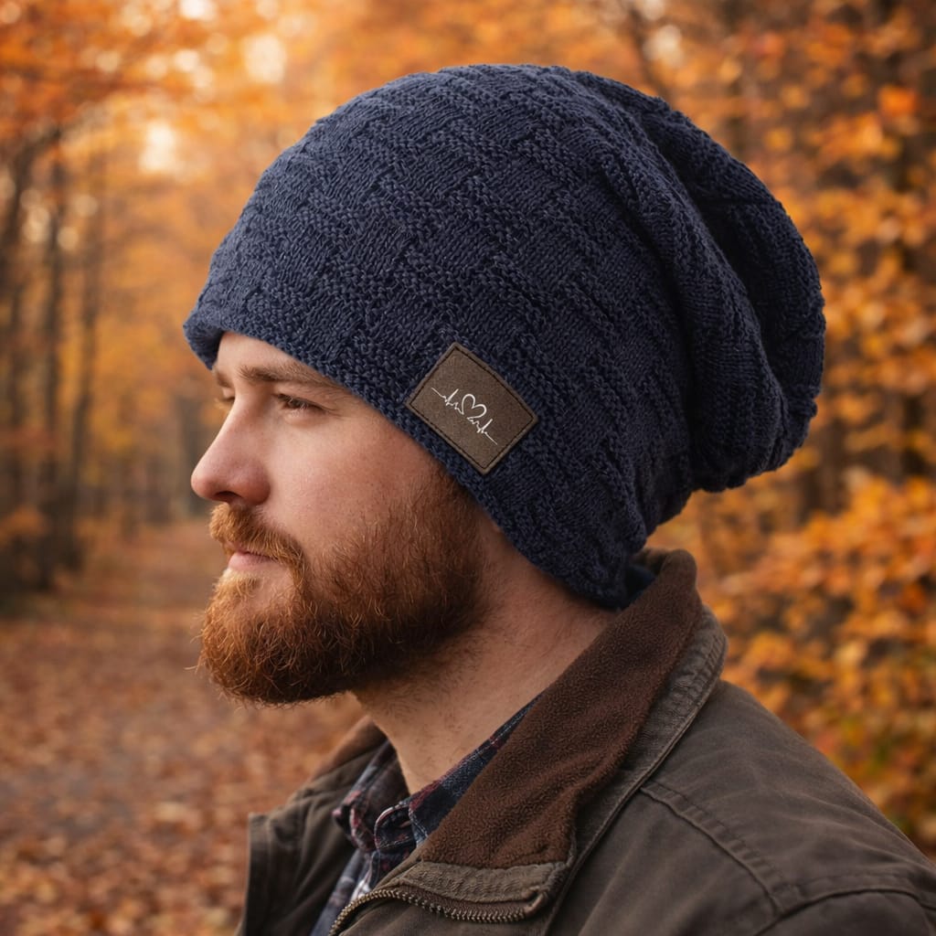 Gorro de Lana Cristiano "Fe es mi Pulso" – Forro Polar | Unisex