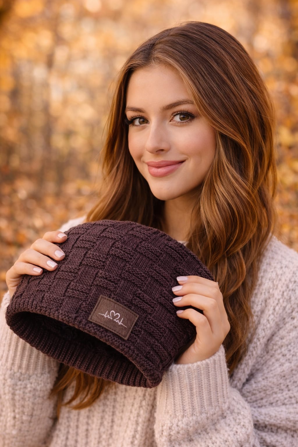Gorro de Lana Cristiano "Fe es mi Pulso" – Forro Polar | Unisex