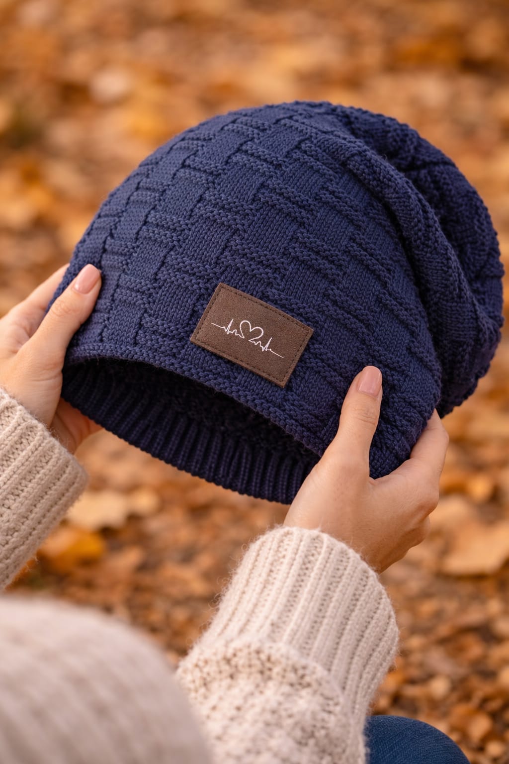 Gorro de Lana Cristiano "Fe es mi Pulso" – Forro Polar | Unisex