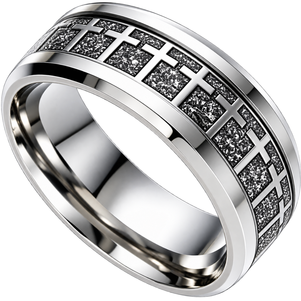Anillo Emaús | Acero Inoxidable — Él Camina Contigo