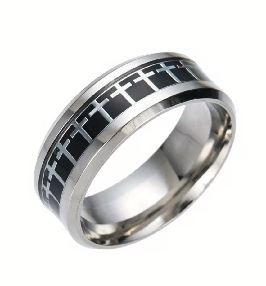 Anillo Emaús | Acero Inoxidable — Él Camina Contigo