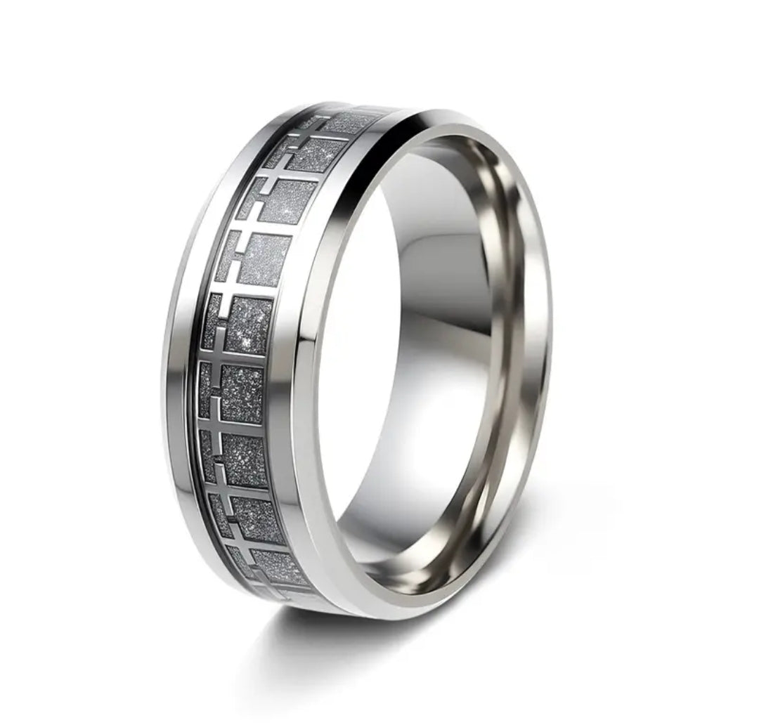 Anillo Emaús | Acero Inoxidable — Él Camina Contigo