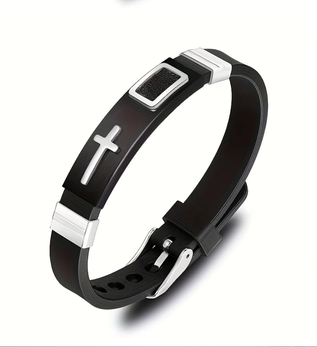 Pulsera Silicona Negra — Eliseo