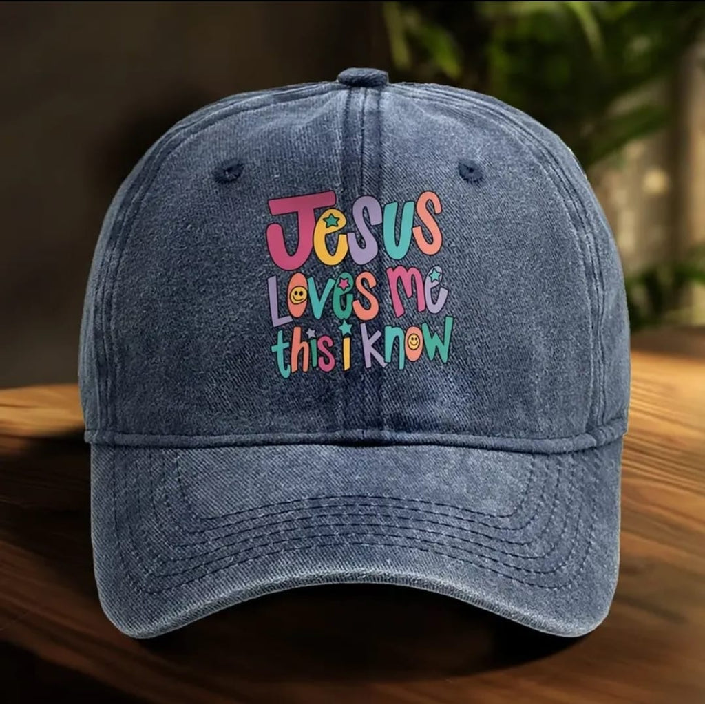 🧢 Jockey Cristiano “Jesus Loves Me” | Edición Premium Soft Color