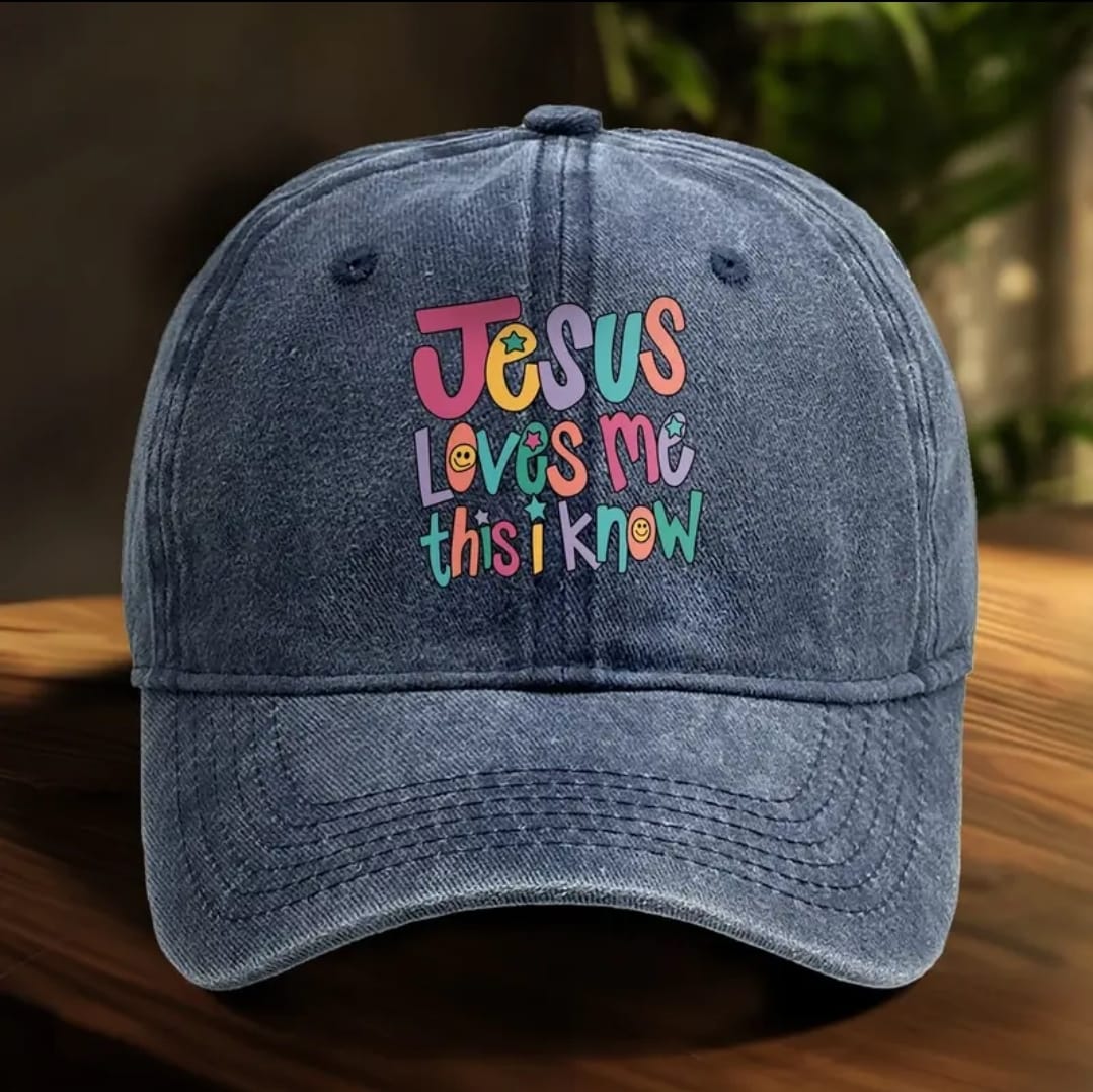 🧢 Jockey Cristiano “Jesus Loves Me” | Edición Premium Soft Color