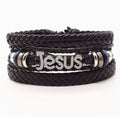 Pulsera Jesus Cuero — Lucas