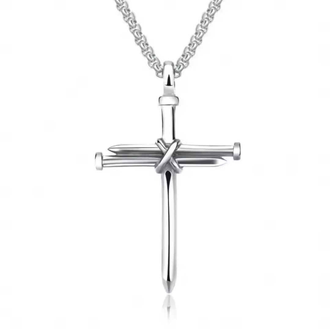 ✝️ Collar Cruz Aeterna – Acero Inoxidable Premium