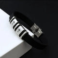 Pulsera Silicona Negra — Amós