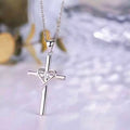 Collar Susana | Cruz con Corazón en Plata 925 — Fe y Amor ✝️❤️