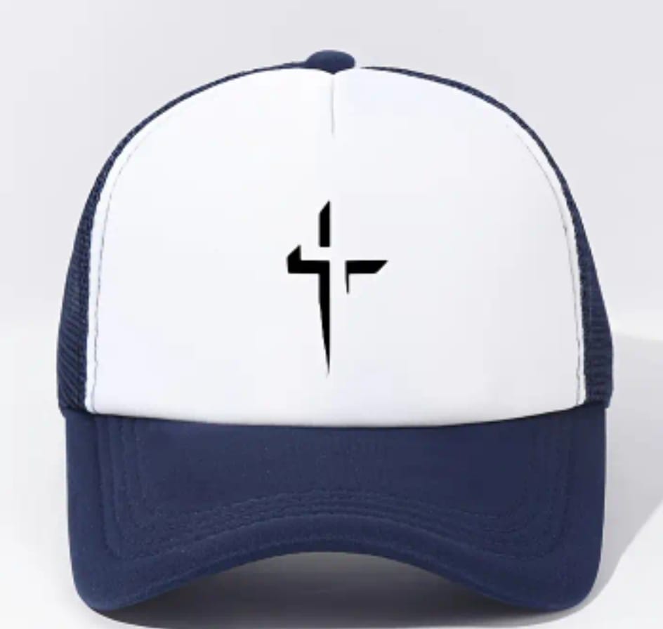 🧢 Jockey Cristiano “Cross Minimal” | Edición Premium Black & White