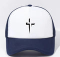 Jockey Cristiano Calvario — Cruz Minimalista Trucker