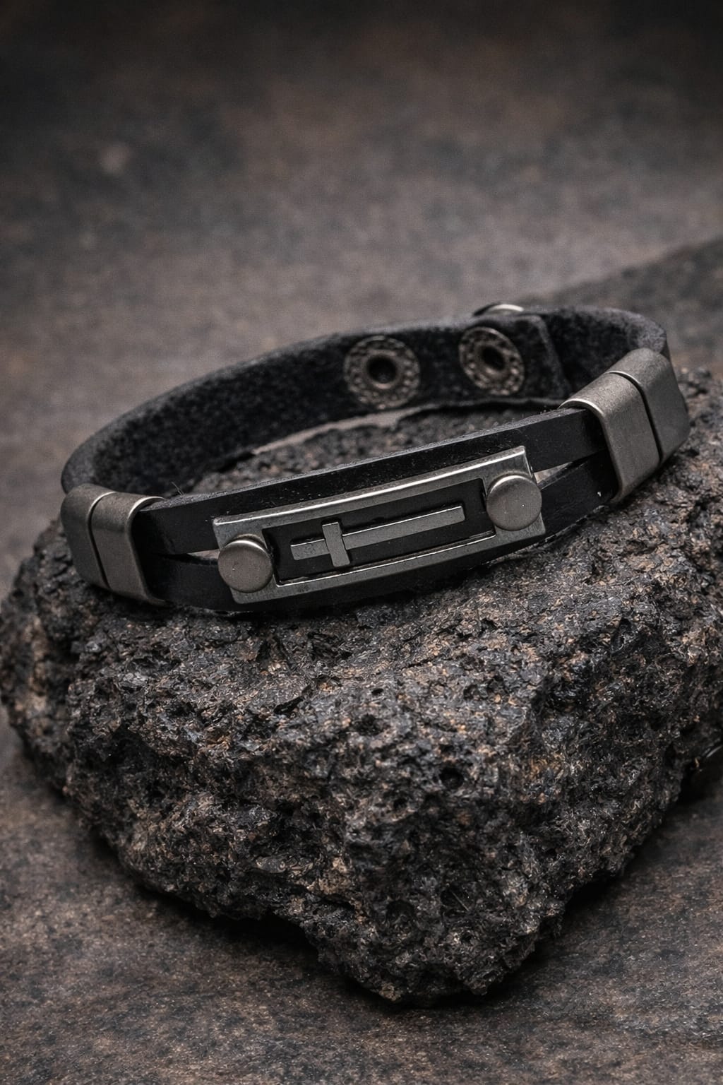 Pulsera Cuero Premium — Lucas