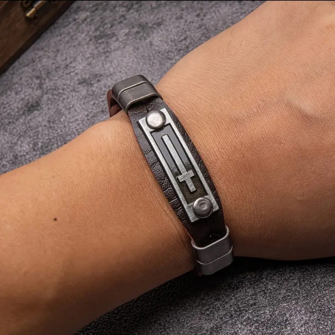 Pulsera Cuero Premium — Lucas