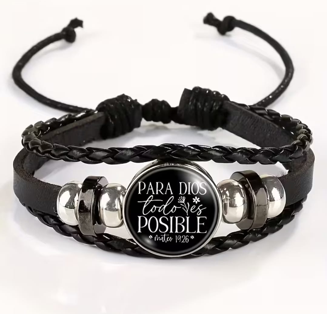 Pulsera Cuero Ajustable — Zacarías