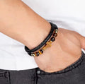 Pulsera Cuero Trenzado — Natanael
