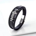 Pulsera Cruz con Strass — Melquisedec