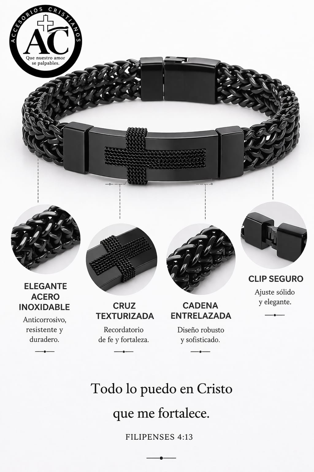 Pulsera Alta Gama — Abraham
