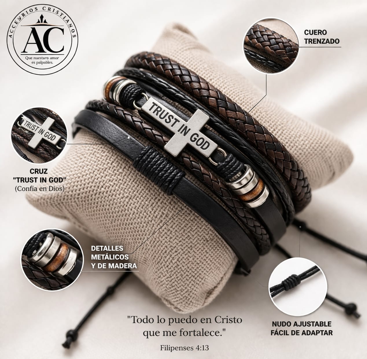 Pulsera Premium Multicapa — Amós