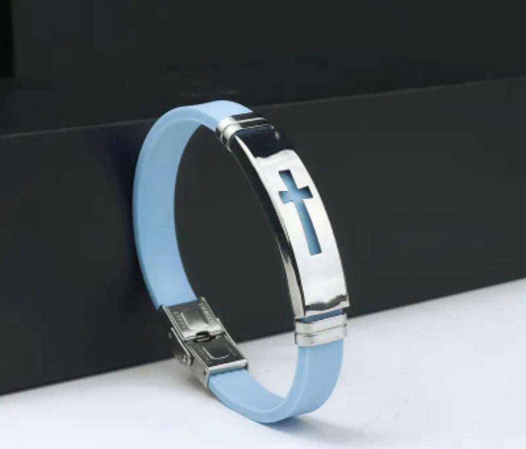 Pulsera Silicona Acero — Amasías