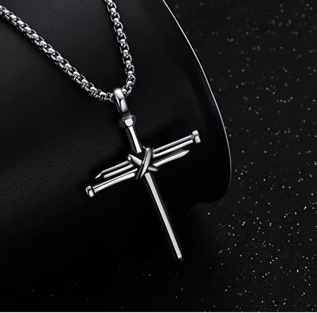 ✝️ Collar Cruz Aeterna – Acero Inoxidable Premium