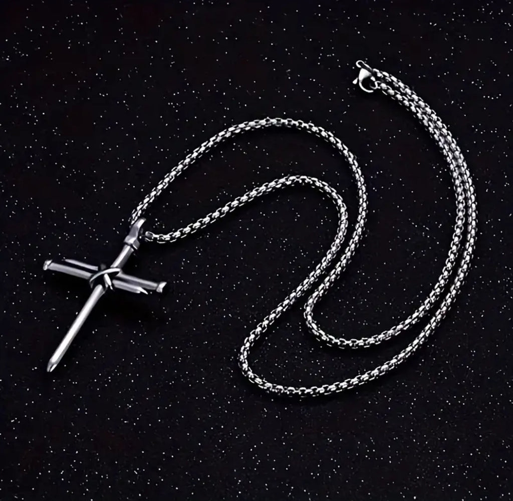 ✝️ Collar Cruz Aeterna – Acero Inoxidable Premium