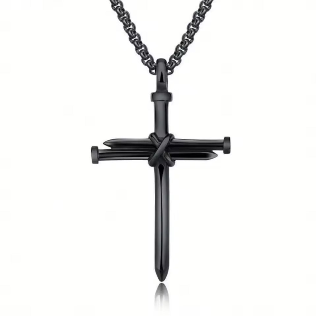 ✝️ Collar Cruz Aeterna – Acero Inoxidable Premium