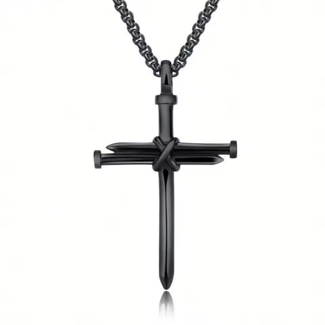 ✝️ Collar Cruz Aeterna – Acero Inoxidable Premium