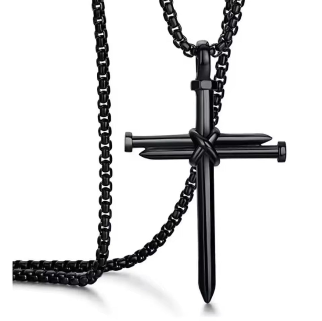✝️ Collar Cruz Aeterna – Acero Inoxidable Premium