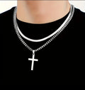 Collar Doble Fortaleza | Cruz de Acero