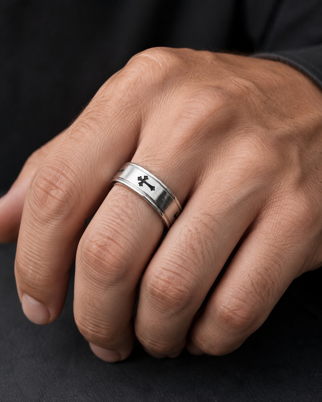 Anillo Getsemaní | Cruz Giratoria — Ríndete y Confía