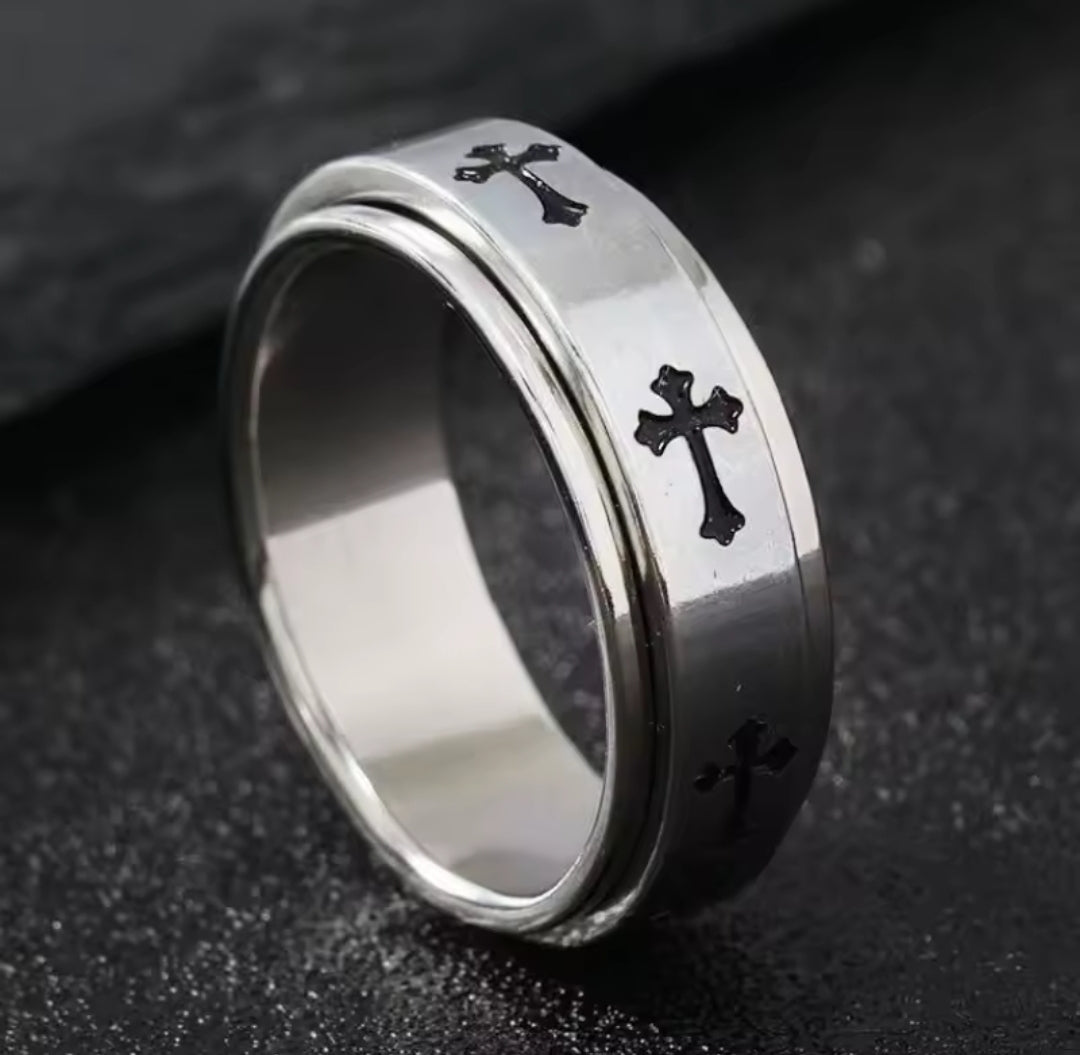 Anillo Getsemaní | Cruz Giratoria — Ríndete y Confía