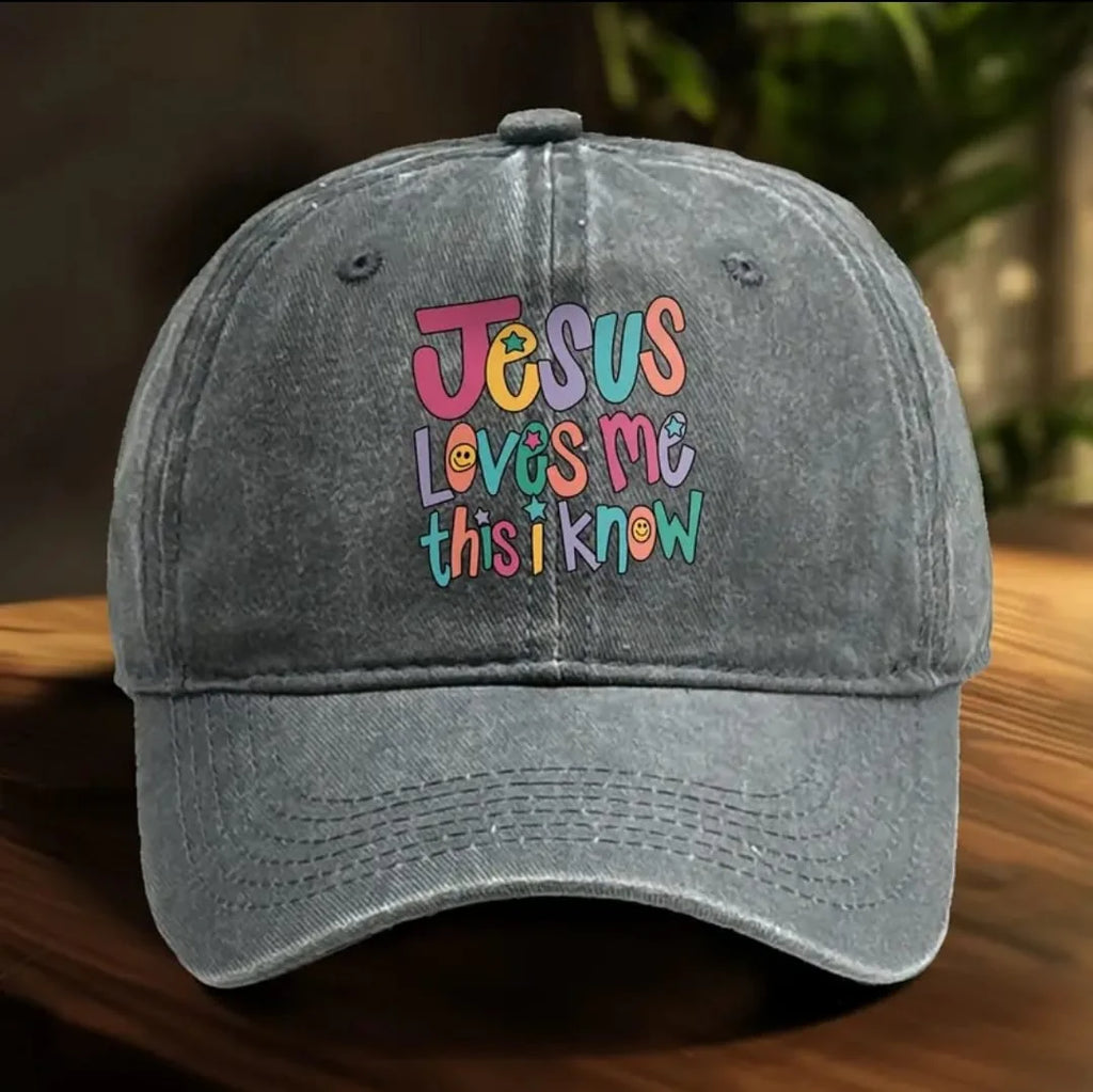 🧢 Jockey Cristiano “Jesus Loves Me” | Edición Premium Soft Color