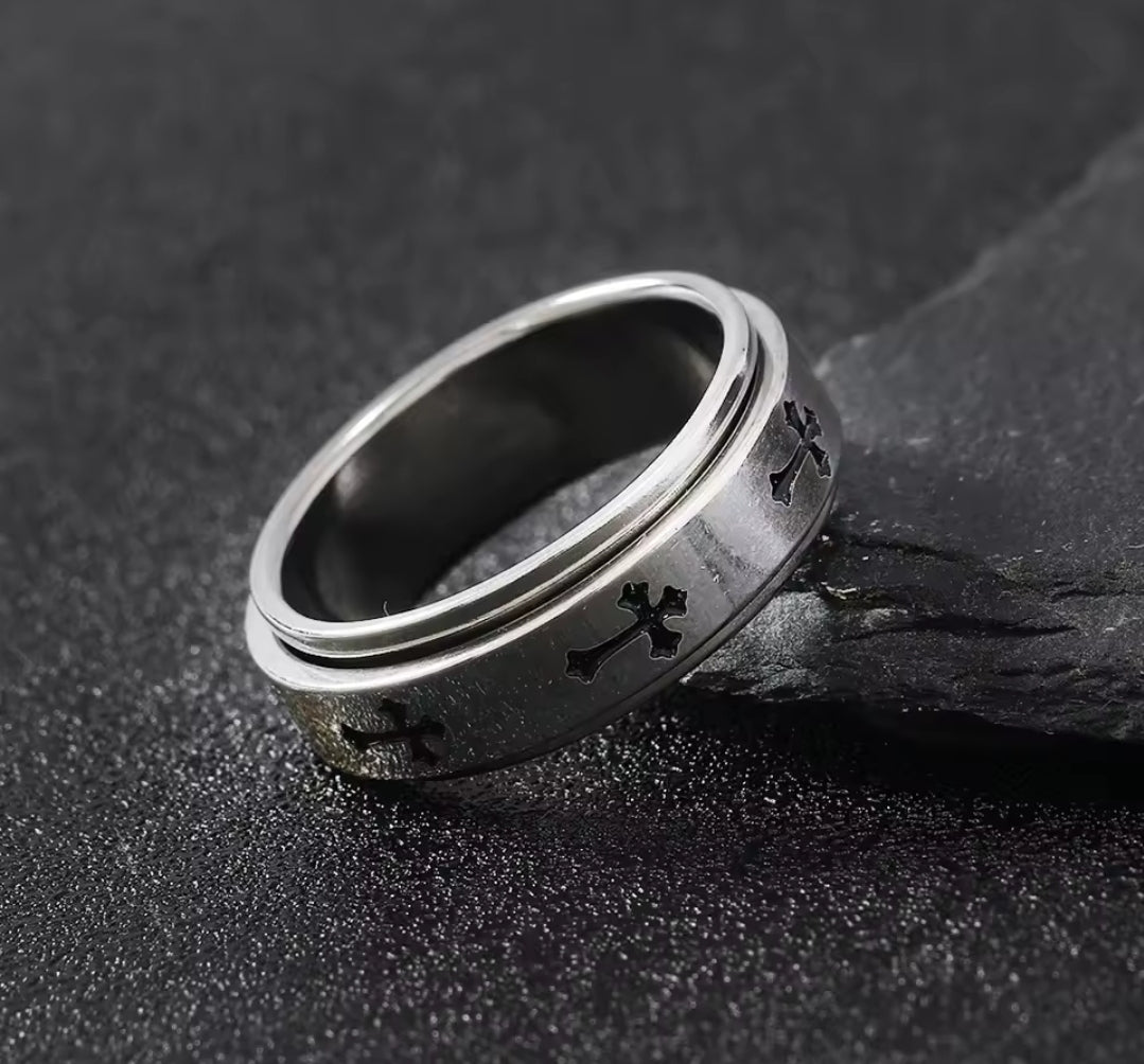 Anillo Getsemaní | Cruz Giratoria — Ríndete y Confía