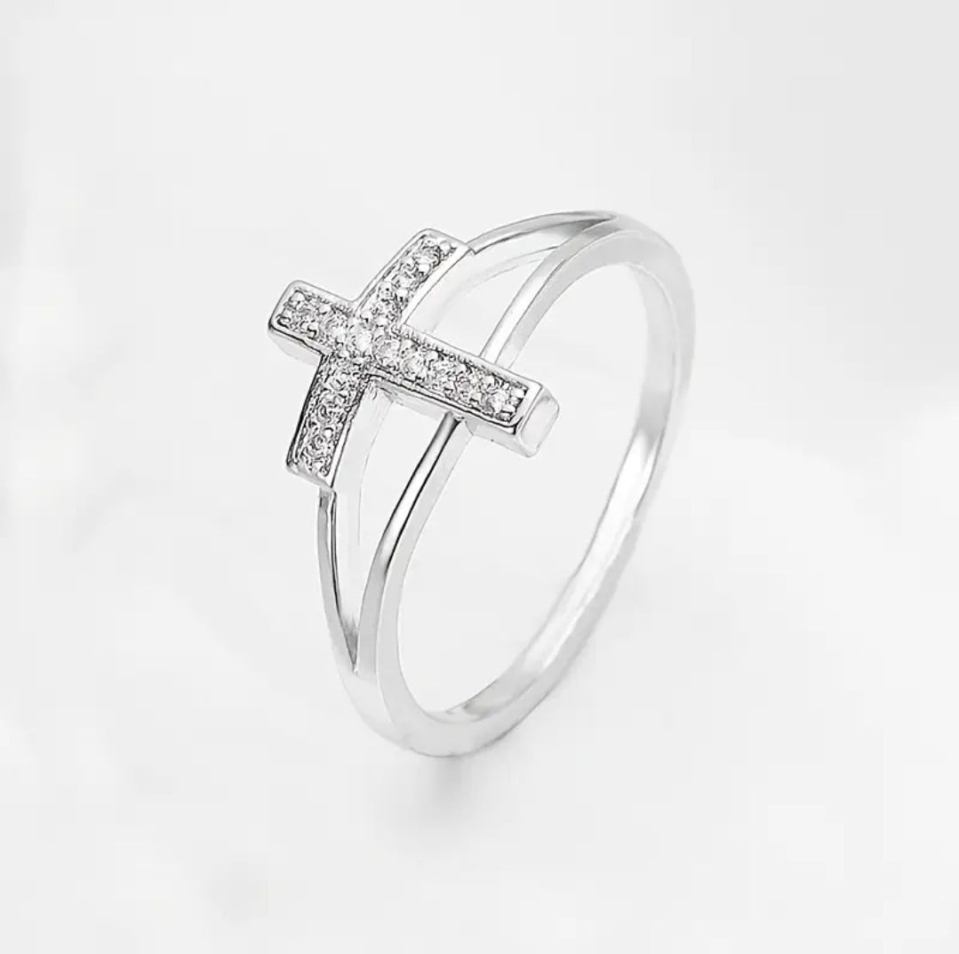 Anillo Lidia | Piedras Naturales — Un Corazón Abierto a Dios