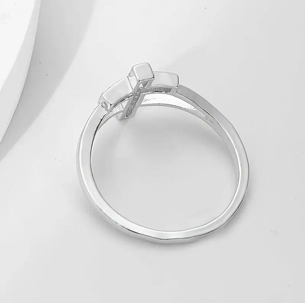 Anillo Lidia | Piedras Naturales — Un Corazón Abierto a Dios