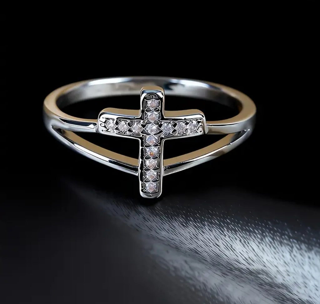 Anillo Lidia | Piedras Naturales — Un Corazón Abierto a Dios