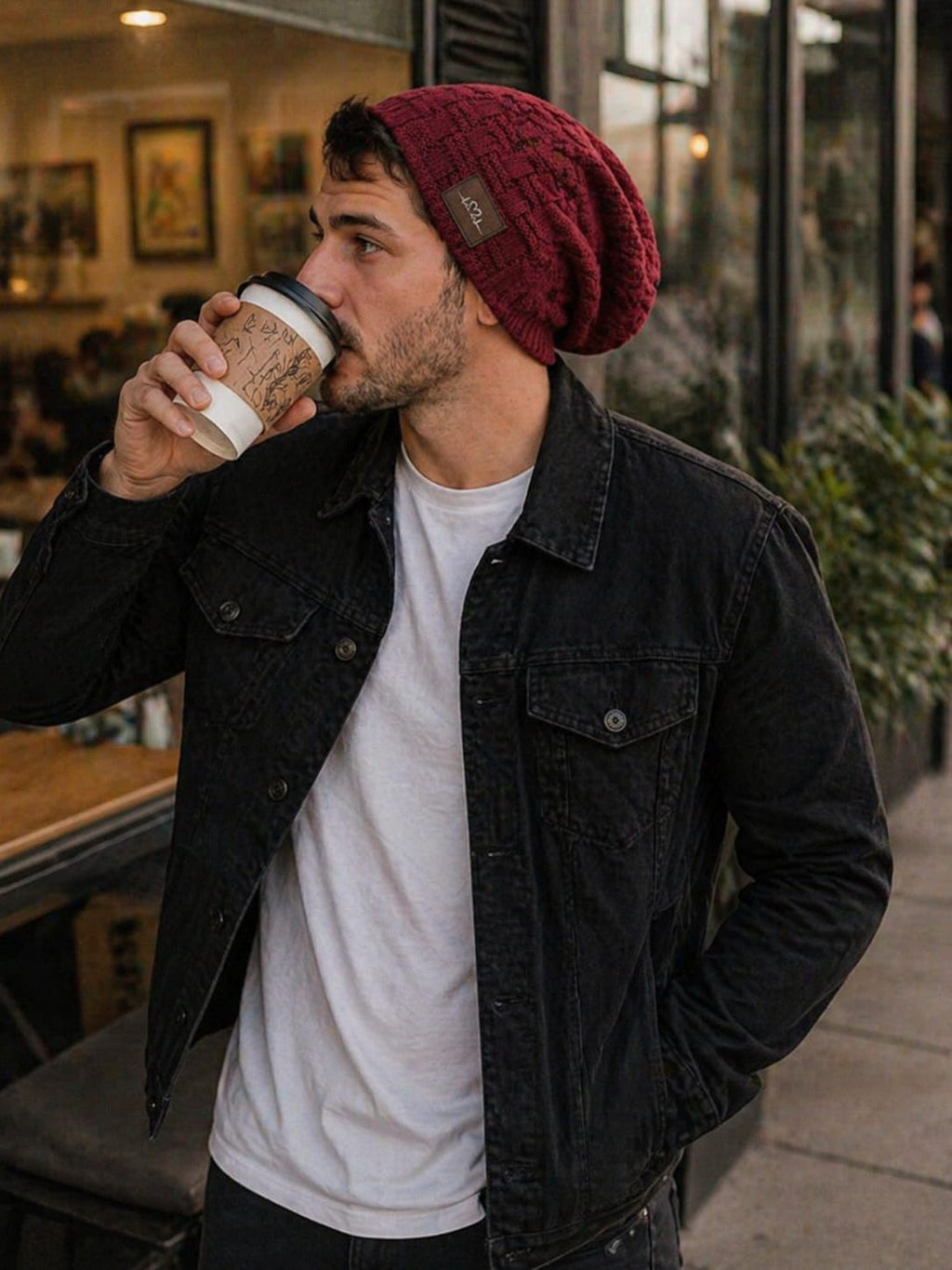 Gorro de Lana Cristiano "Fe es mi Pulso" – Forro Polar | Unisex