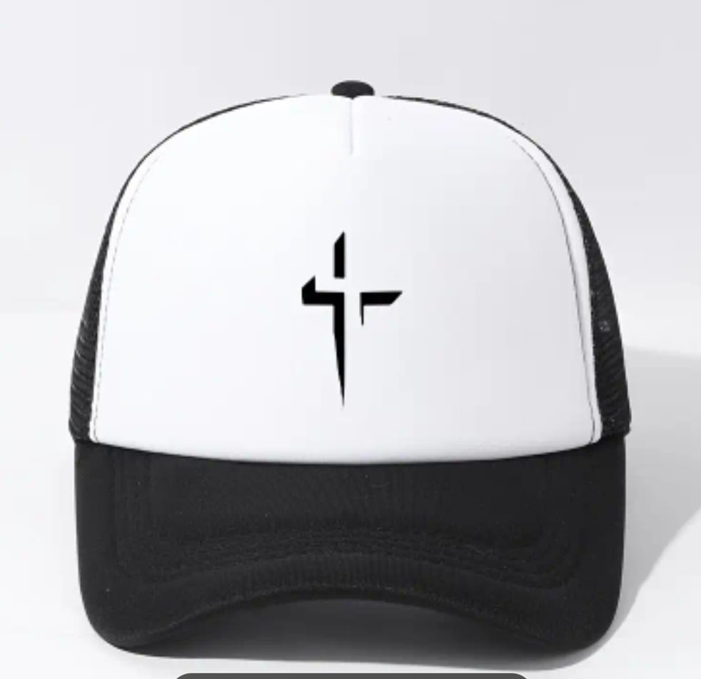 🧢 Jockey Cristiano “Cross Minimal” | Edición Premium Black & White