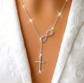 Collar Cruz y Fe | Acero Inoxidable Premium
