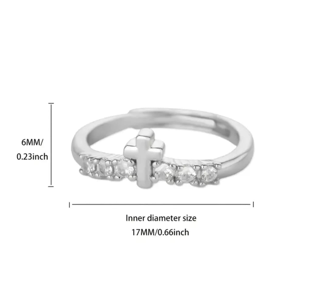 Anillo Cruz Delicada — Tabor