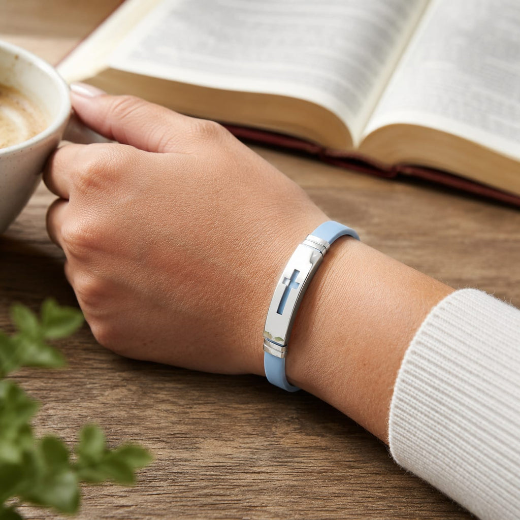 Pulsera Silicona Acero — Amasías
