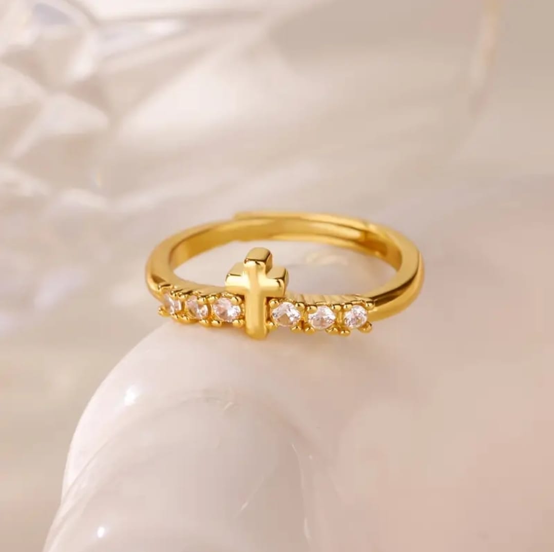 Anillo Cruz Delicada — Tabor